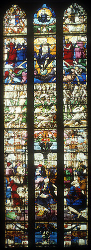 Last Judgement and Pentecost, sixteenth century, Lichfield Cathedral, Staffordshire, England