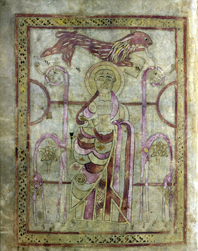 Lichfield Gospels, 720-730, insular gospel book, also known as Chad Gospels or Book of Chad, St Mark