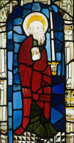 St Paul Great West Window Canterbury late 14th century