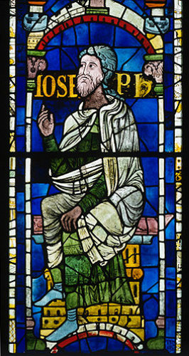 Joseph, Great West window, twelfth century, Canterbury Cathedral, Canterbury, Kent, England