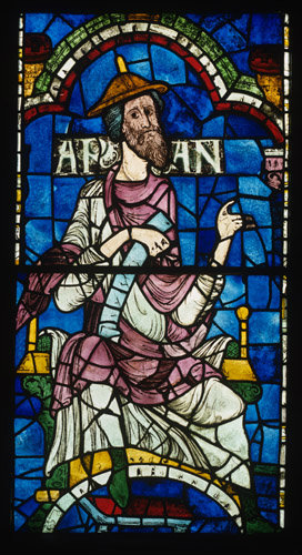 Aram son of Shem and Grandson of Noah 1178AD Great West Window Canterbury Cathedral