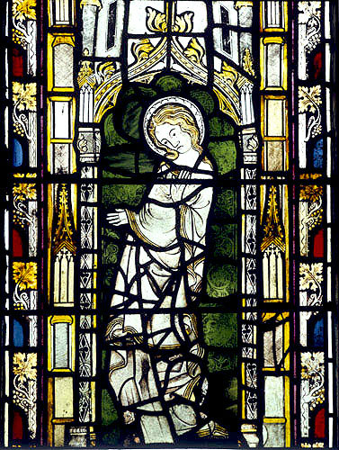 Virgin Annunciate, fourteenth century,  Christchurch Cathedral, Oxford, England