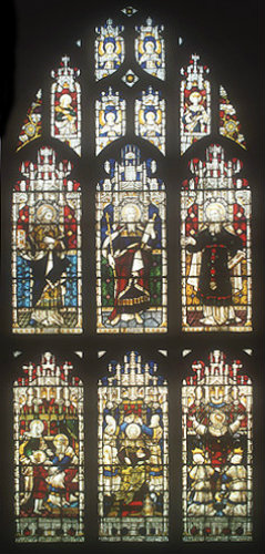 Window 23, twentieth century, St Edmundsbury Cathedral, Bury St Edmunds, Suffolk, England