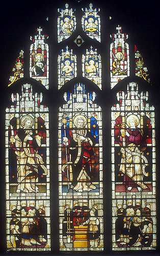 Window 6, nineteenth century, south aisle, St Edmundsbury Cathedral, Bury St Edmunds, Suffolk, England