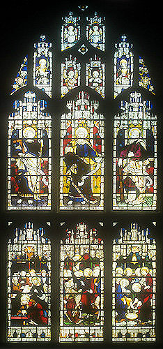 Window 7, nineteenth century, south aisle, nineteenth century, St Edmundsbury Cathedral, Bury St Edmunds, Suffolk, England