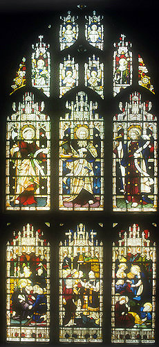 Window 8, nineteenth century, south aisle, nineteenth century, St Edmundsbury Cathedral, Bury St Edmunds, Suffolk, England