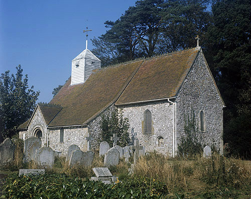 Church of St Mary Magdalene, eleventh and twelfth century, Tortington, Sussex, England