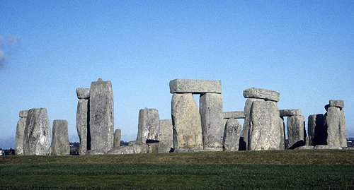Sarsen circle, Stonehenge, Wiltshire, England