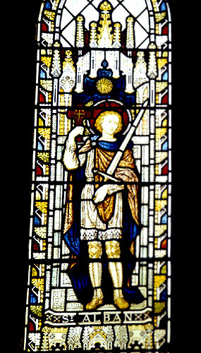St Alban, first English Christian martyr, nineteenth century, St Leodegar