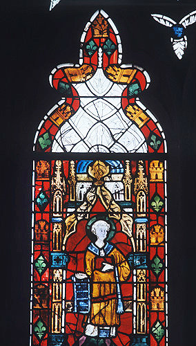 St Lawrence, circa 1298-1311, Merton College, Oxford, England