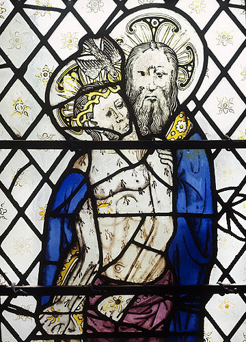 Trinity, Father, Son and Holy Spirit, fifteenth century, York Minster, England