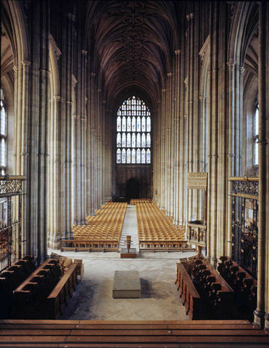 Canterbury Cathedral Nave and West Window