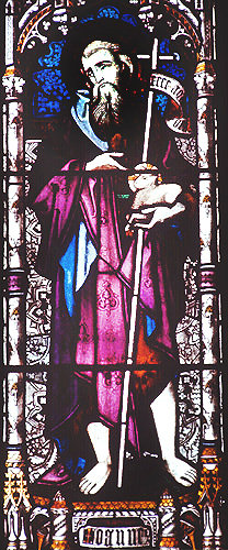 St John, evangelist, nineteenth century, Magdalen College Chapel Oxford, England