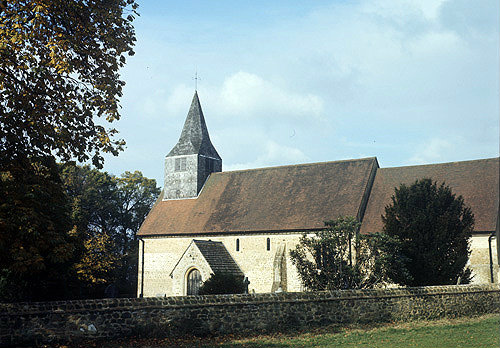 Church of St James, partly eleventh century, Abinger Common, Surrey, England