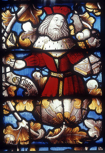 Ezekias (Ezechias) 1533 Jesse Tree, St Dyfnogs Church, Llanrhaeadr, North Wales