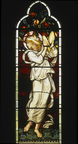 Miriam, designed by Edward Burne-Jones, Church of St Michael and All Angels, Waterford, Hertfordshire, England