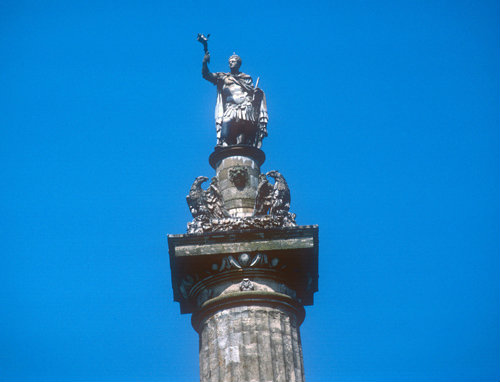 Duke of Marlborough, statue on Victory Mount, Blenheim Palace, Woodstock, England