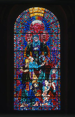 Peace, by Bossanyi, twentieth century, Canterbury Cathedral, Kent, England