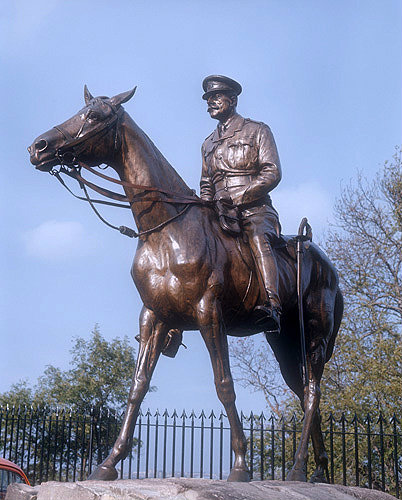Earl Haig, 1861-1928, equestrian statue, Edinburgh, Scotland