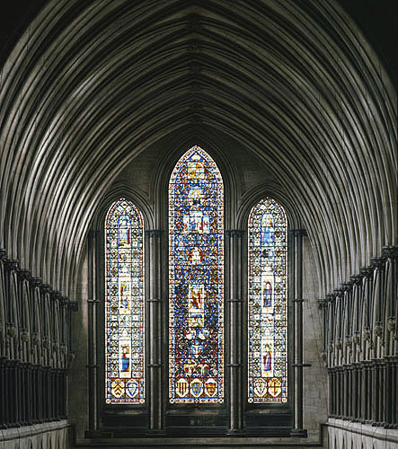 England, Salisbury Cathedral, West Window