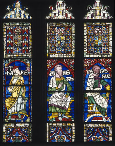 Terah, Jared and Methuselah,   Great South Window, south west transept, Canterbury Cathedral, Kent, England
