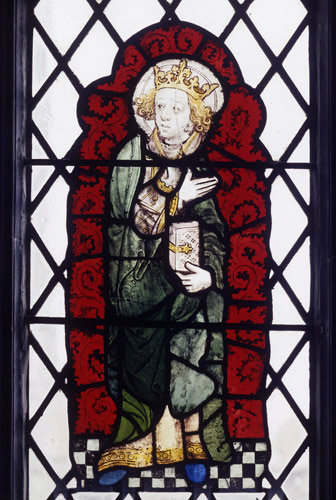 Edward the Confessor,  Canterbury Cathedral, early 15th century stained glass