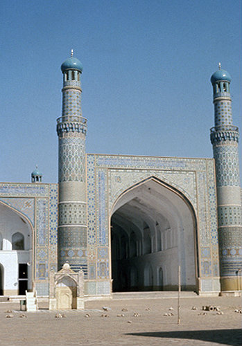 Afghanistan, Herat, Friday Mosque entrance
