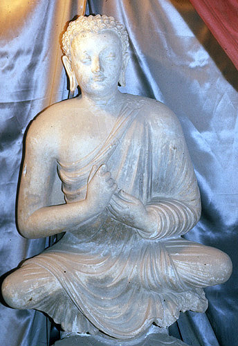 Buddha on Lotus throne, Kabul, Afghanistan
