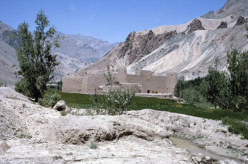 Afghanistan, Qala or fort near Bamiyan Valley