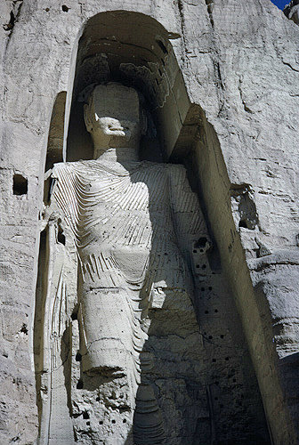 Afghanistan, Bamiyan, the big Buddha destroyed by the Taliban soldiers in 2001