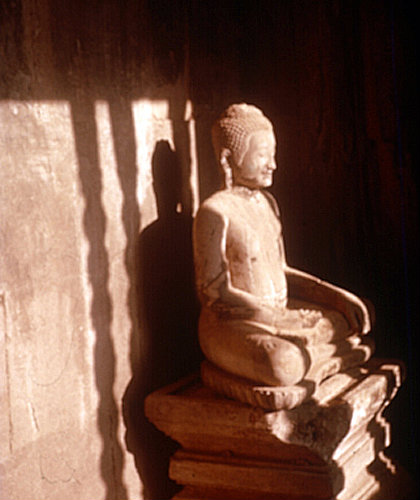 Buddha in attitude of meditation, Angkor Wat, Cambodia