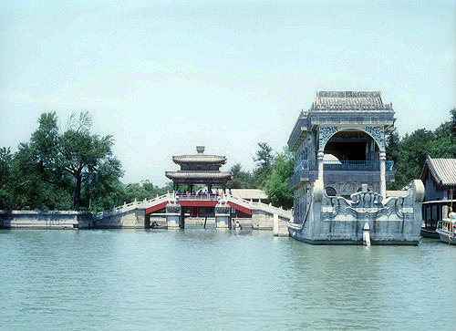 Summer Palace and marble boat, Beijing, China