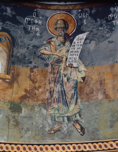 Hosea, mural in the Church of St Onoufrios Cyprus