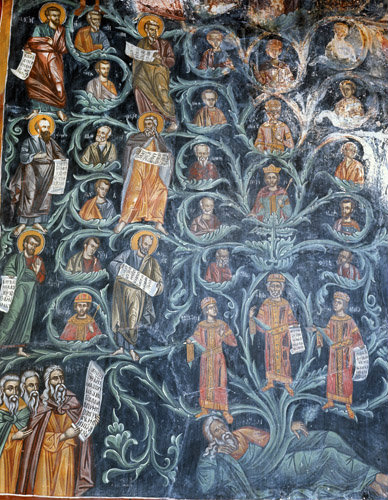 Tree of Jesse, church of Antiphonitis, Northern Cyprus, 15th century