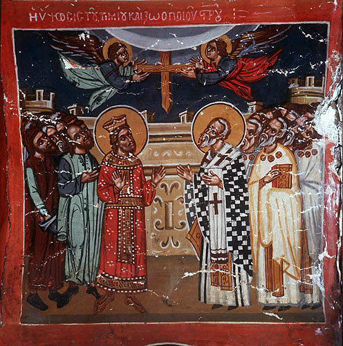 Cyprus, Platanistasa, Exaltations of the cross, Emperor Heraclius, Church of the Holy Cross, Timios Stavros tou Agiasmati