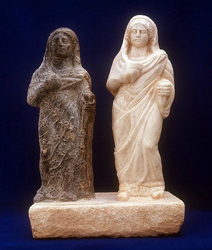 Statue of Aphrodite found in a Roman villa, Paphos, Cyprus