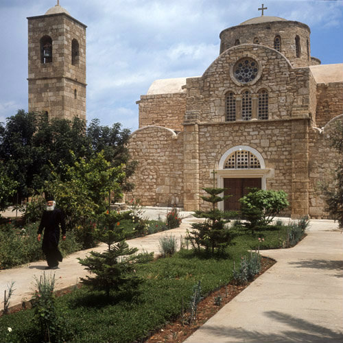 Cyprus, the Greek Orthodox Church at St Barnabas Monastery near Salamis