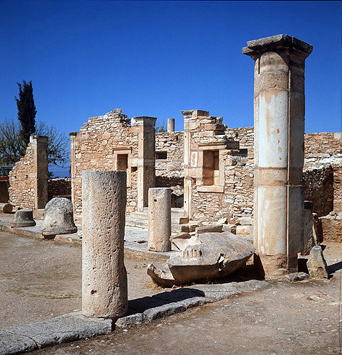 Sanctuary of Apollo, corner of Palaestra, second century AD, Kourion (Curium), Cyprus