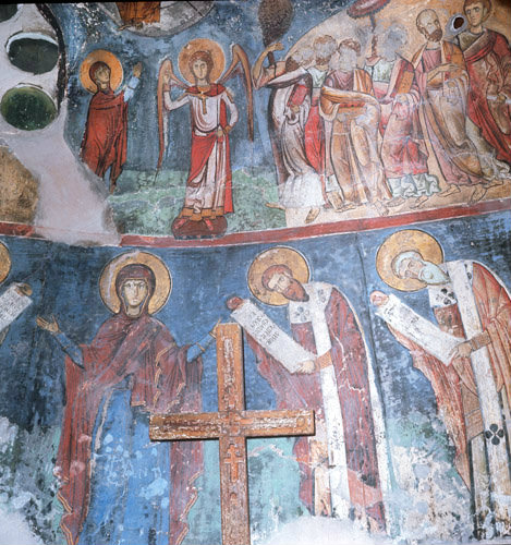 Cyprus, the Ascension, St Neophytos Church  1183AD