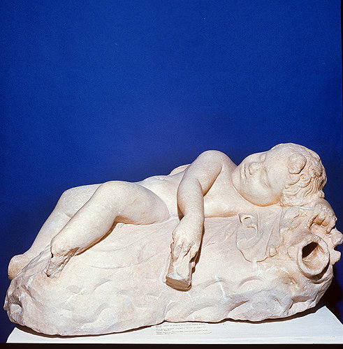 Sleeping Eros, Greco-Roman sculpture, Nicosia Museum, Cyprus