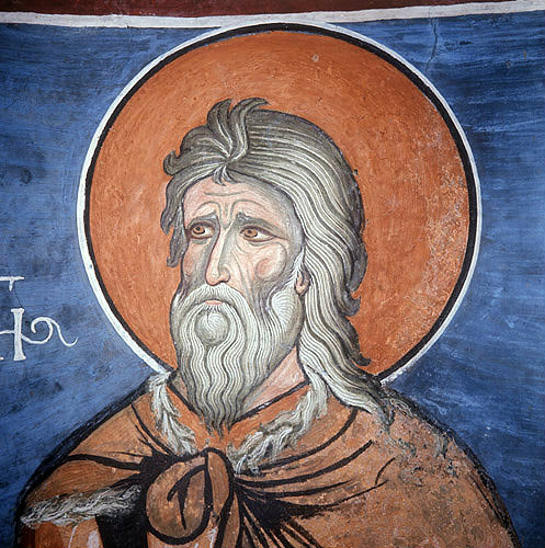 Elijah, one of twelve prophets, 1192, dome, Church of Panagia Tou Arakou, Lagoudera Monastery, Cyprus