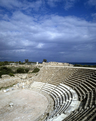 Theatre dating from time of Augustus, 27 BC to 14 AD, Salamis, Northern Cyprus