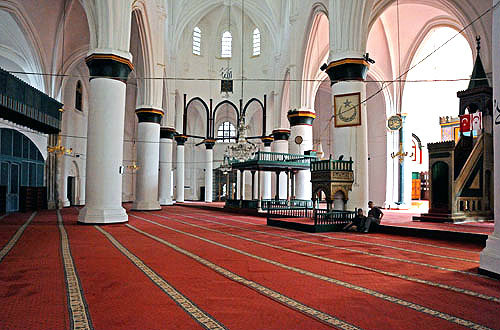 Selimiyie Camii, formerly Agia Sofia Cathedral, built 1209-1326, converted to a mosque, 1570, Nicosia, Northern Cyprus