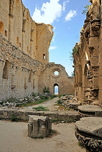 Bellapais Abbey Chapter house, 1198-1205, Northern Cyprus