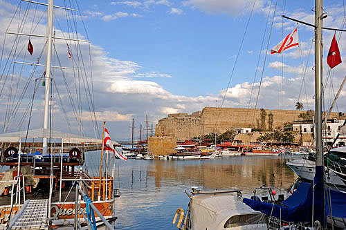 Medieval harbour and castle, Kyrenia, Northern Cyprus