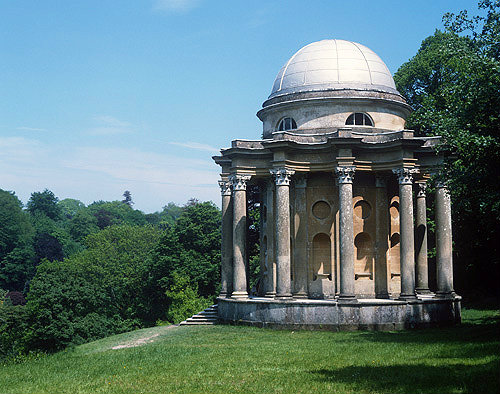 Temple of Apollo, 1765, by Henry Flitcroft, Stourhead Estate, Wiltshire, England