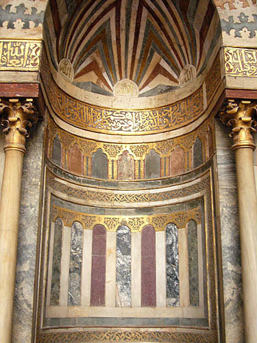 Mihrab in Mosque of Sultan Hassan, Cairo, Egypt