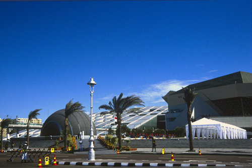 Egypt Alexandria Bibliotheca Alexandrina opening day 16th October 2002