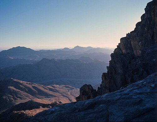 Sinai Mountains at sunrise, Egypt