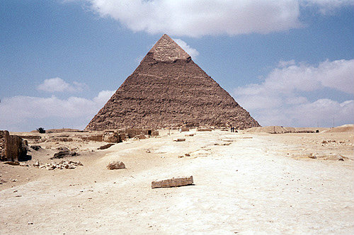 Pyramid of Chephren or Khafre, Giza, Egypt